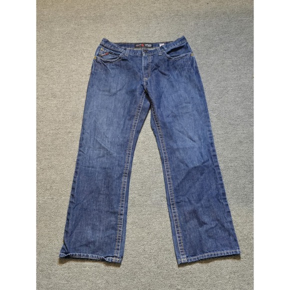 Ariat FR M4 Low Rise Boot Fire Resistant Work Jeans Cat 2 2112 Mens 35/32 - Picture 1 of 13